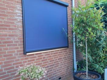 screen blauw doek